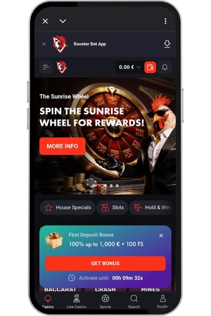 Die Registrierung bei RoosterBet ist abgeschlossen